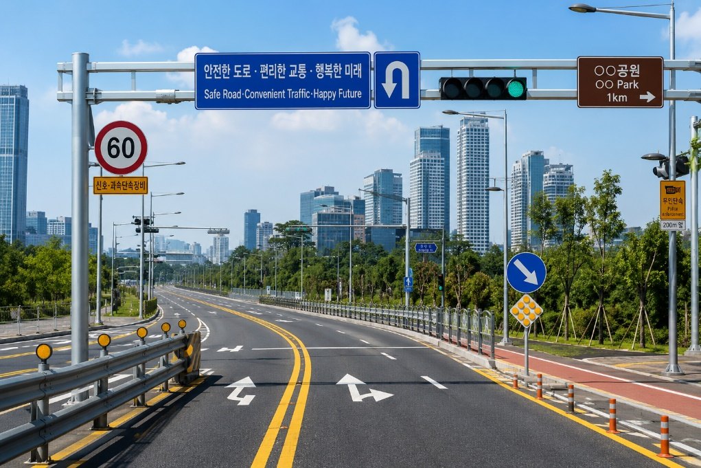 교통안전시설물 자료 이미지